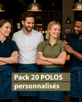 Pack 20 polos personnalisés